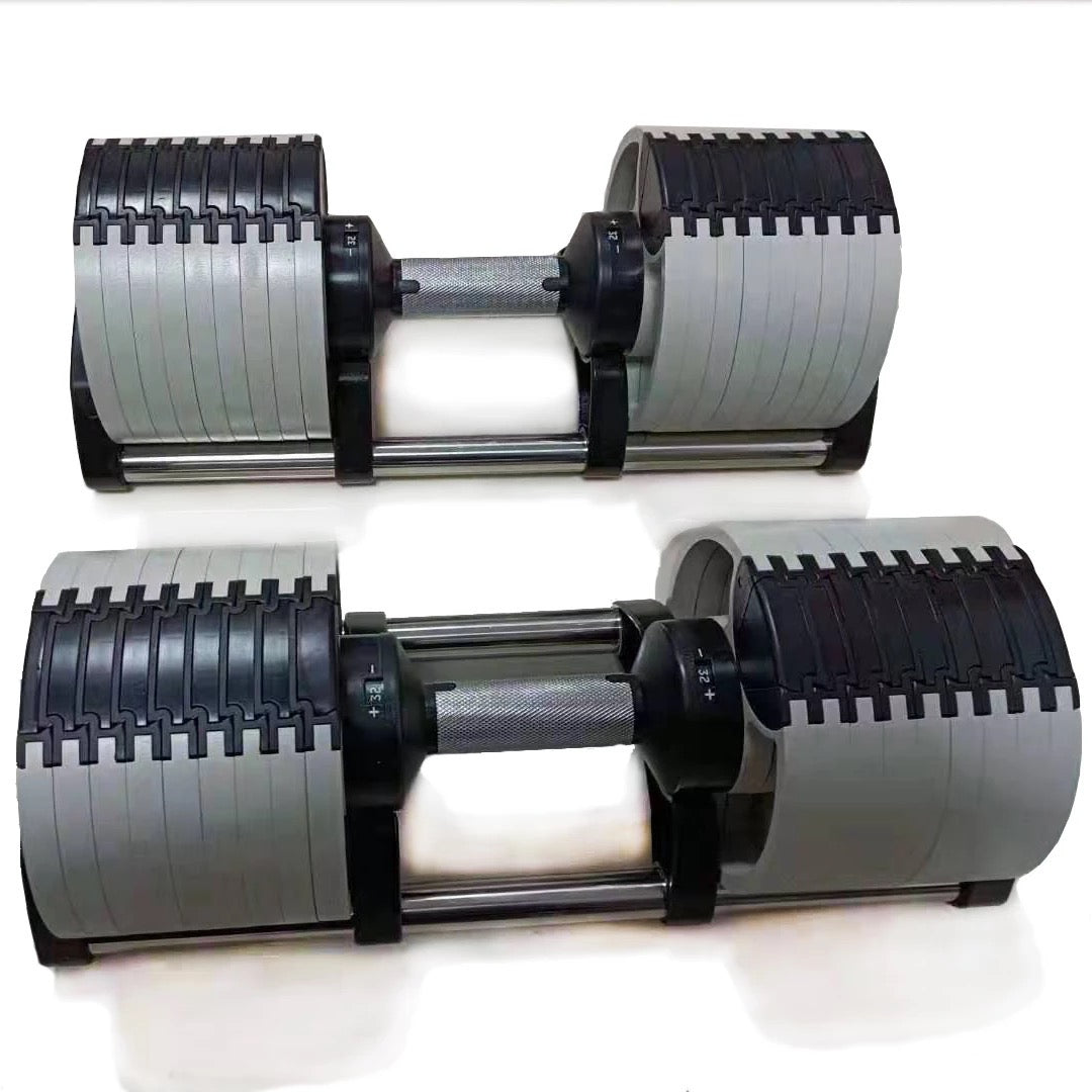 Adjustable Dumbbells [PAIR] (2-20kg) EASY TWIST MECHANISM