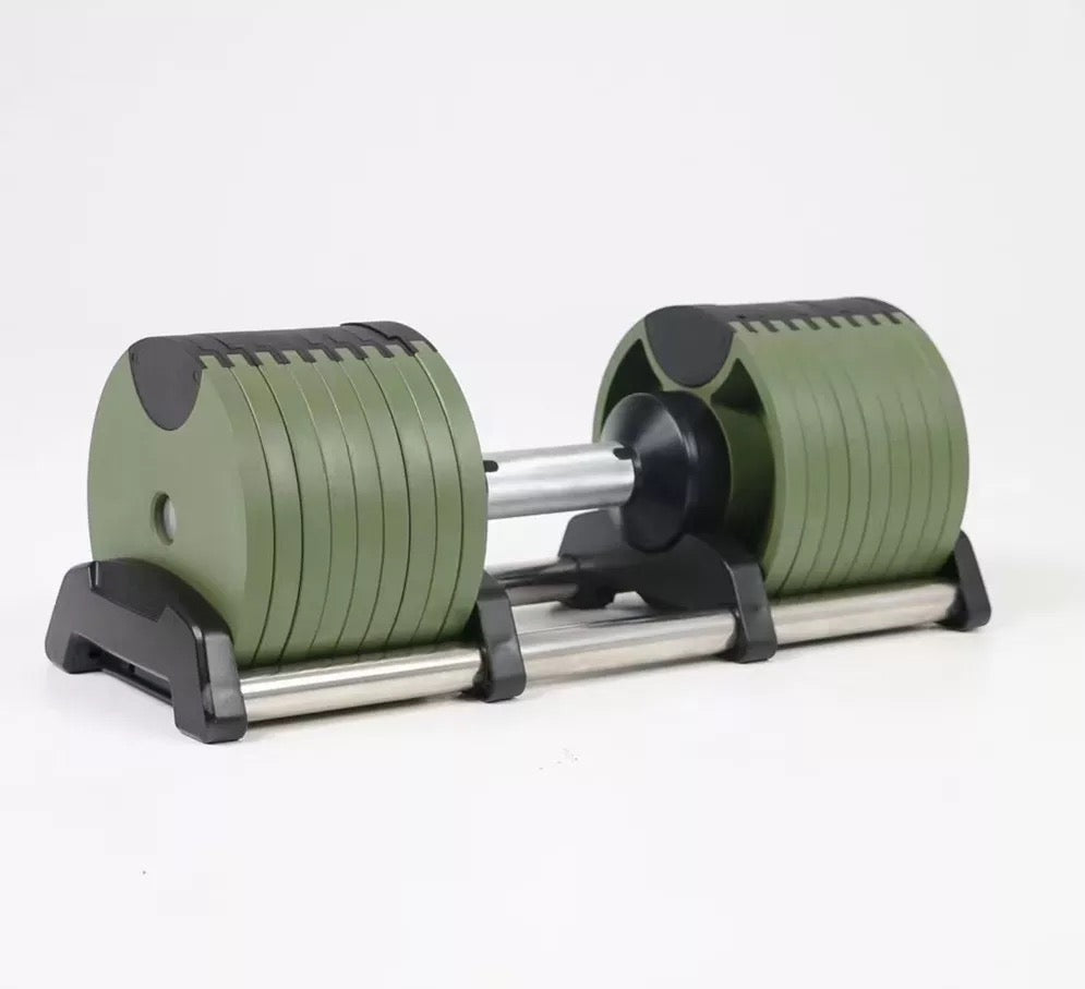 Adjustable Dumbbells [PAIR] (2-20kg) EASY TWIST MECHANISM