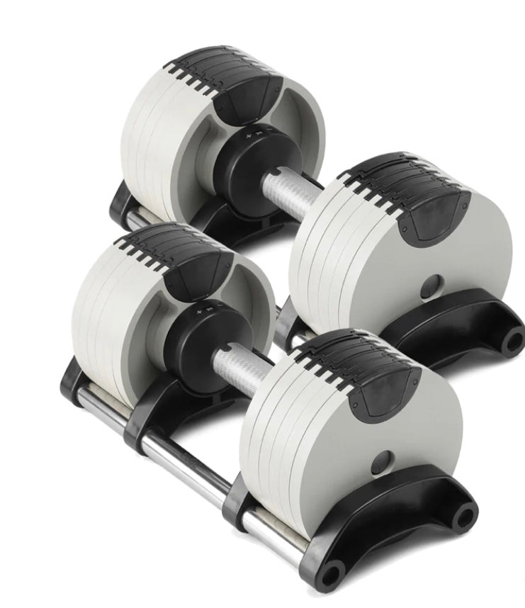 Adjustable Dumbbells [PAIR] (2-20kg) EASY TWIST MECHANISM