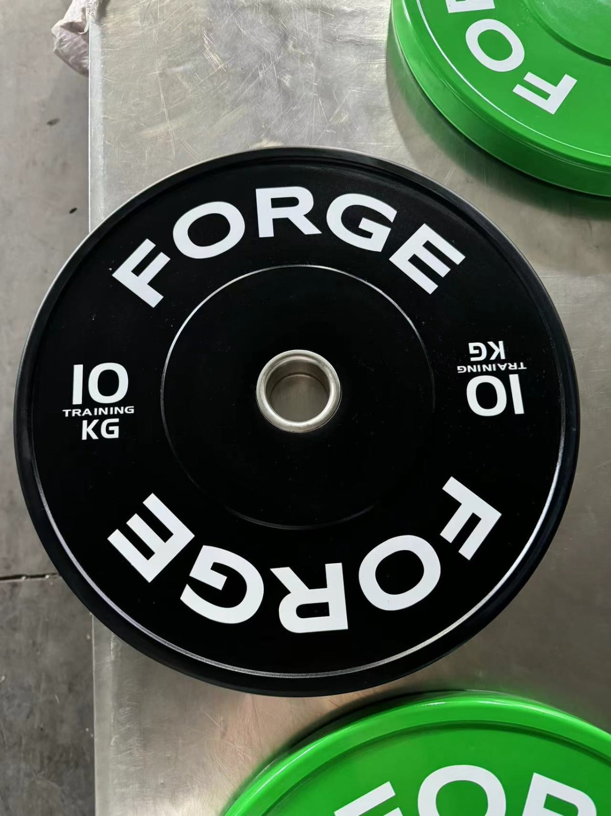 Black Training Bumper Plates